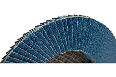 Круг лепестковый торцевой, прямой, цирконат 65% 125х22.2 мм, P-80 ABRAFORM AF-FLAP-FT-125-P80-ZR65
