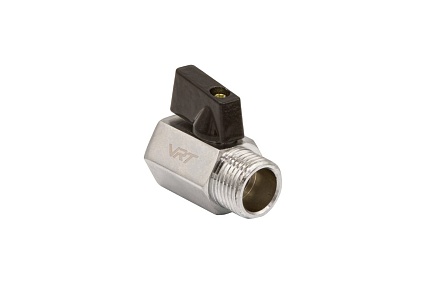 Кран шаровой VRT мини 1/2'' вн/нар 507748