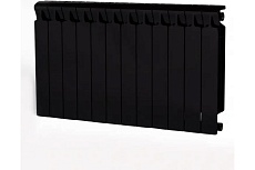 Радиатор Rifar Monolit 500x12 секций НП левый MVL Антрацит RM50012 MVL 9005