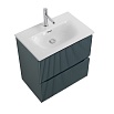 Мебель для ванной BelBagno Uno-Mini 50 см Голубой матовый
