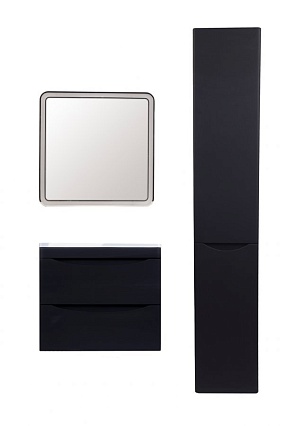 Тумба с раковиной Style Line Бергамо мини Люкс Plus 70 см подвесная