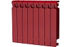 Биметаллический радиатор Rifar Monolit 500-8 Ду 3/4, RAL 3011 БОРДО RM50083/43011