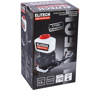 Воздуходувка-распылитель бензиновая Elitech BP 6338RMD E1608.009.00 HD 210199