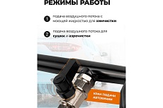 Пистолет пневматический для чистки салона автомобиля Forcekraft FK-203830(57637)