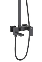 Душевая стойка Aquatek Либра AQ2640MB черный матовый