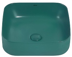 Раковина Abber Rechteck AC2211MBG 38.5 см матовый темно-зеленый