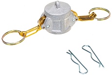 Камлок соединение типа DC (0.5&quot;; заглушка для ниппеля; алюминий) TITAN LOCK TL50DCAL