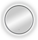 Зеркало Art&Max Napoli AM-Nap-600-DS-F-Grey 60x60 см, с подсветкой, серый матовый