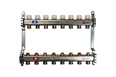 Коллектор из нержавеющей стали без расходомеров STOUT 8 выходов SMS 0922 000008