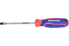 Отвертка с магнитным наконечником WORKPRO шлиц 5,5x100мм CR-V WP221016