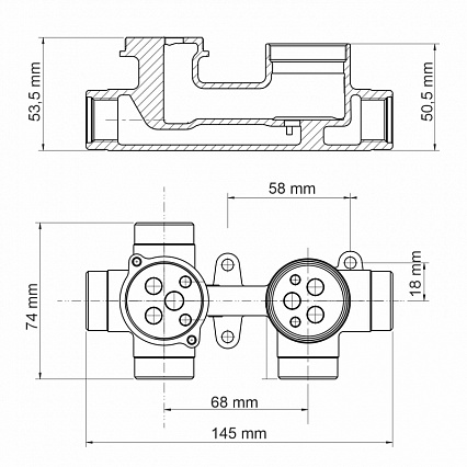 Душевой набор WasserKRAFT Aisch A175571 матовое золото