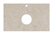 Столешница для накладных раковин Kerama Marazzi 80 см натуральный бежевый темный, PL1.DD590500R\80