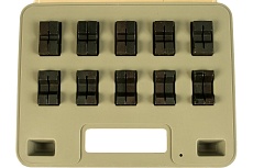 Набор матриц (10 шт) для опрессовки НМ-300-DIN КВТ 61036