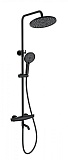 Душевая стойка Wonzon&Woghand Capsule WW-B3031-A2-MB термостат, черный матовый