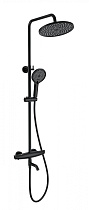 Душевая стойка Wonzon&Woghand Capsule WW-B3031-A2-MB термостат, черный матовый