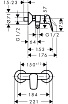 Смеситель для душа Hansgrohe Logis 71600000 хром