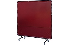 Экран защитный мобильный 2.5х1.95 (Пленка ПВХ 0.4) красный МИТЕК 23-00007206