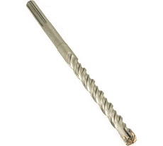 Бур 4+ 22x200х340 мм, 4 резца + 2 спирали, SDS-Max Bohrer 30522345