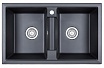 Кухонная мойка Granula GR-8101 81 см шварц