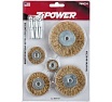 Набор зачистных щеток, 8 предметов Zipower PM4234