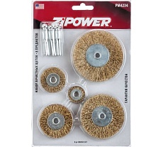 Набор зачистных щеток, 8 предметов Zipower PM4234