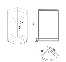 Душевая кабина Grossman GR160 100x100