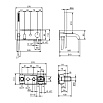 Смеситель для ванны Fantini Nostromo 50 13 E321B черный матовый