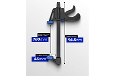 Струбцина быстрозажимная Forsage 30&quot;(max захват-760мм) F-64294(49094)