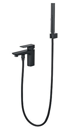 Смеситель на борт ванны Aquatek Вега AQ1044MB черный матовый
