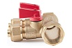 Коллектор с шаровыми кранами PROFACTOR в/н 3/4" х 2 вых 16 цанга PF MVP 266.2