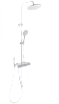 Душевая стойка Wonzon&Woghand Muse Forte WW-B3580-MW термостат, белый матовый