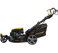 Газонокосилка Champion 3кВт, привод 508мм, 65л, 25-75мм, 1рычаг/6, 37кг, 4в1, 3колеса, 1разблок LMZ5130/1