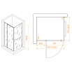 Душевой уголок RGW Passage PA-078-1B (RGW PA-008B + Z-060-2B) 90x80 прозрачное, черный 3508078198-14