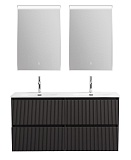 Мебель для ванной BelBagno Uno 120 см, 4 ящика, Темно-серый матовый