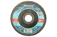 Круг лепестковый торцевой абразивный (115x22,23 мм, зерно P60) Луга 3656-115-25