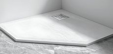 Поддон для душа RGW Stone Tray-W 90x90 камень, белый 14155099-01-11