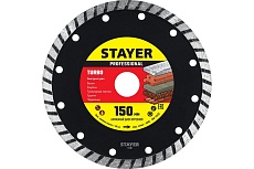Диск алмазный отрезной по бетону/кирпичу/плитке (150х22.2 мм) Stayer Professional 3662-150_z02