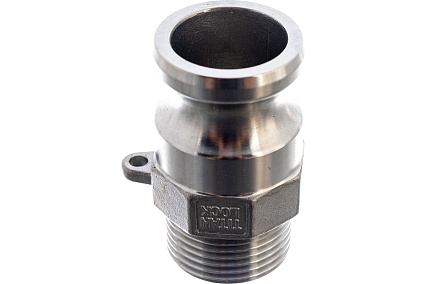 Камлок тип F (ниппель; наружная резьба BSP; 25 мм-1"; нержавеющая сталь) TITAN LOCK TL100FSS
