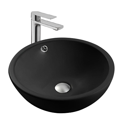 Раковина Aquatek AQ5354-MB 44 см черный матовый