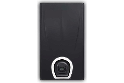 Газовый настенный котел Federica Bugatti 24 varme 2-х контурный, с дисплеем, с wi-fi, черный G24F7P