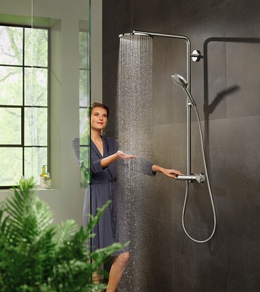 Душевая стойка Hansgrohe Raindance Select S Showerpipe 240 1jet P 27633000 с термостатом