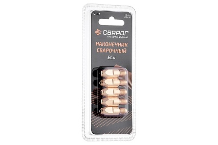 Наконечник сварочный М8, 1.6 мм, 5 мм (MS) ICU0005-16-SVA, блистерная упаковка Сварог 99974