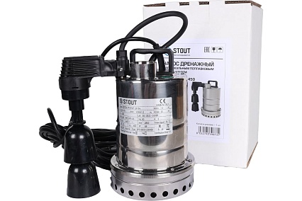 Дренажный насос с вертикальным поплавком STOUT Spd-0003-200450 RG0091CN918568
