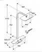 Душевая стойка Kludi Coockpit Discovery 8020091-00, термостат