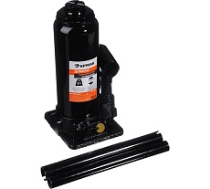 Гидравлический бутылочный домкрат Ермак 5 т, в кейсе, высота подъема 216-413мм 770-084