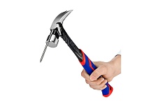 Молоток-гвоздодер WORKPRO 450г цельнометаллический WP241013