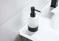 Дозатор для мыла Aquatek Лира AQ4429MB черный матовый