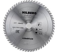 Диск пильный по дереву Industrial (450х50 мм; 60Т) Hilberg HW452