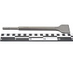 Зубило лопаточное 40х250 мм, SDS-plus Gepard GP0703-250