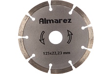 Диск отрезной алмазный Бетон (125х22.23 мм) Almarez 300125